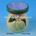 Home decoration ceramic oil burner with fruit figure